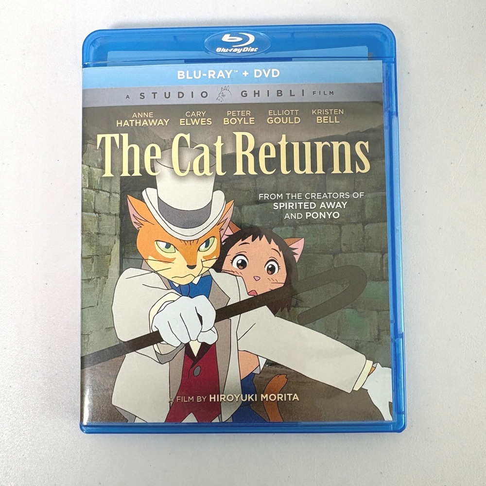 Studio Ghibli The Cat Returns Blu-ray DVD 2 Disc Set Anime Movie